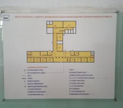 Схема расположения: Учебных кабинетов и кабинетов санитарно-технической направленности.